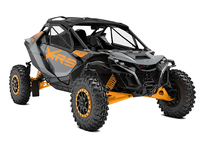 Can-Am Maverick R X rs 2027, snett framifrån