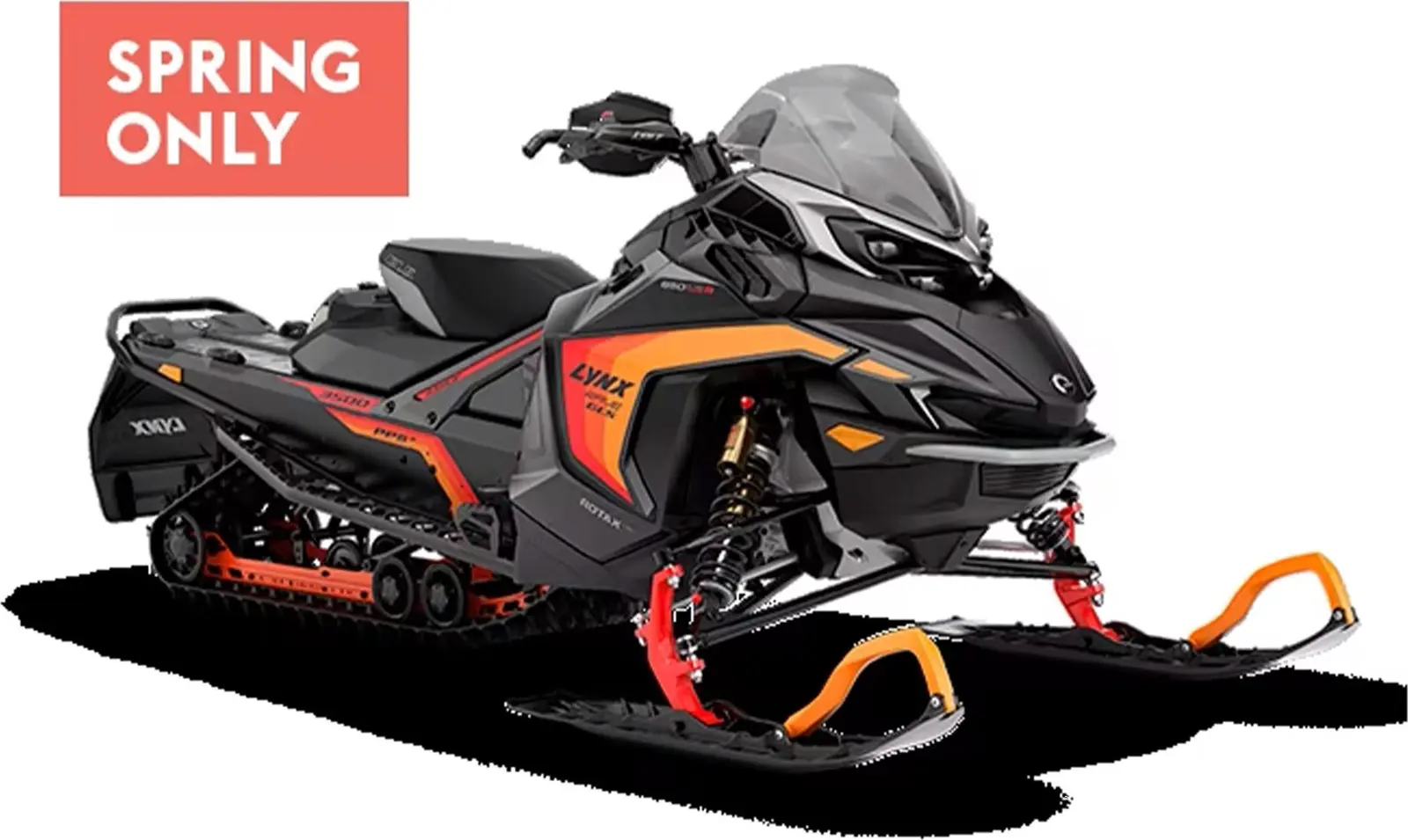 Lynx Rave GLS 850 E-TEC Turbo R WiS 3500 2025 i snön