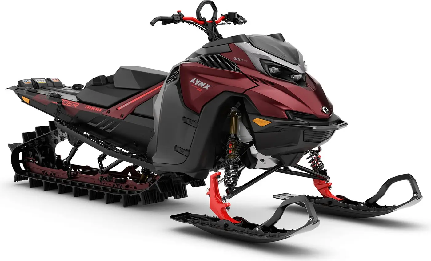 Lynx Shredder DS 3900 850 E-TEC 2025 i snön